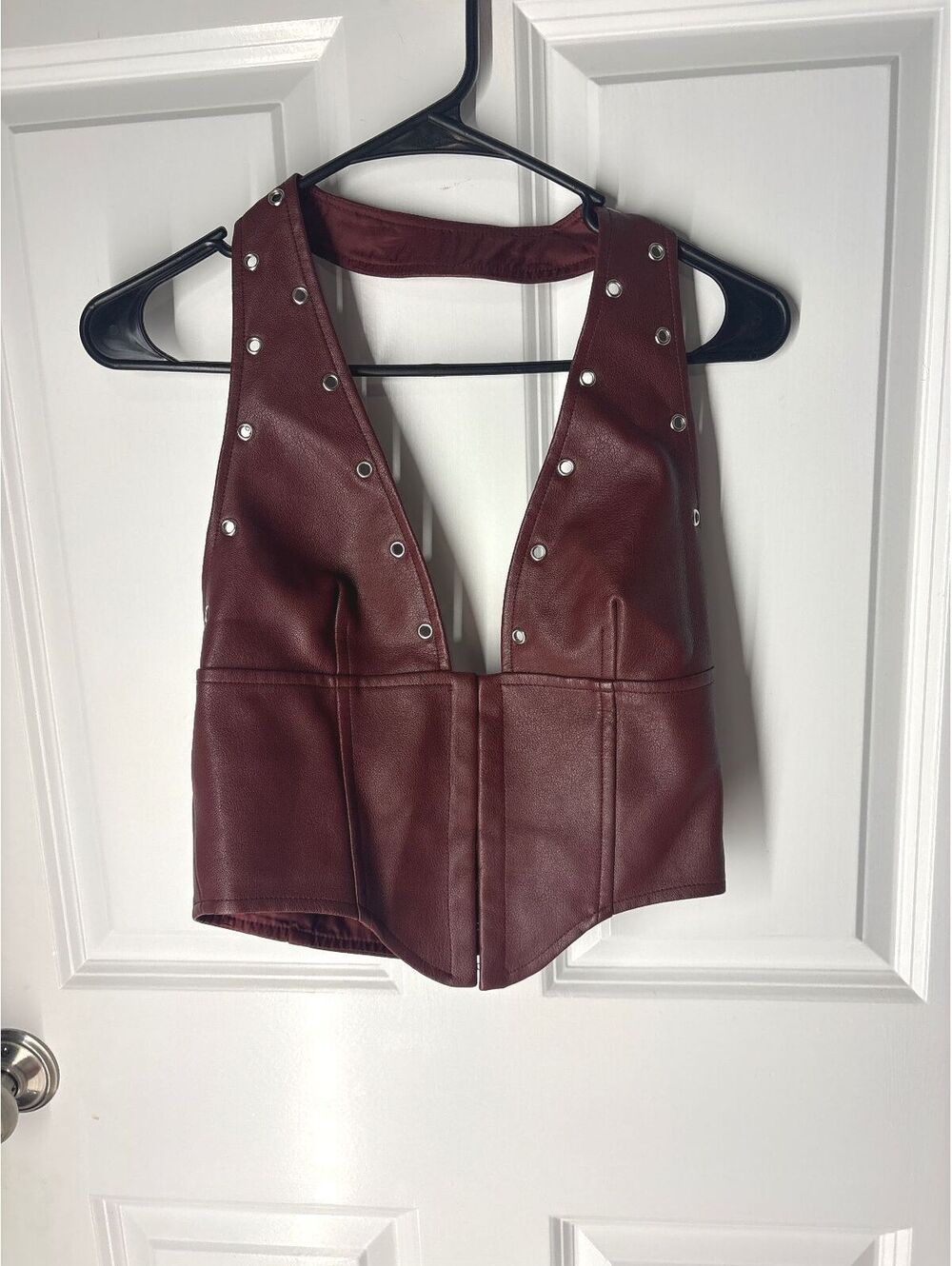 Retro Ren Faire Streetwear Princess Polly Corset Halter Size 6 CroppedTop